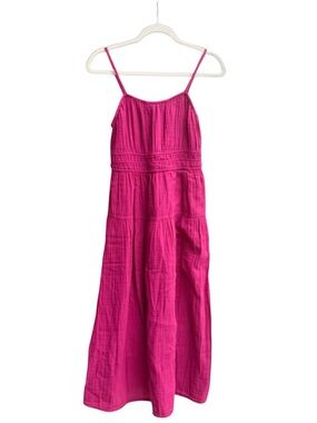 Old Navy Women’s Bright Pink Spaghetti Strap Maxi Dress Size XS